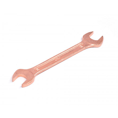 Ключ гаечный рожковый двусторонний  24x27 омедненный