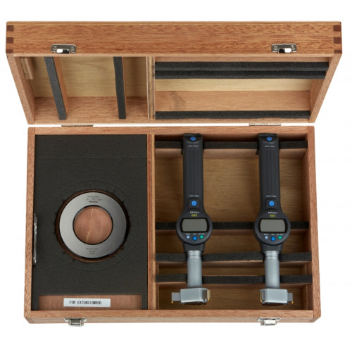 Набор нутромеров микрометрических 3-точечных электронный  50- 75 0,001 (2шт) у/к самоцентрир. (Титан) 568-958 Mitutoyo