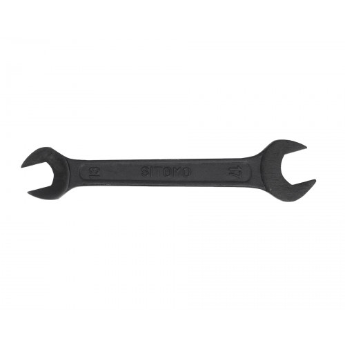 Ключ гаечный рожковый двусторонний  13x17 оксидированный SIT