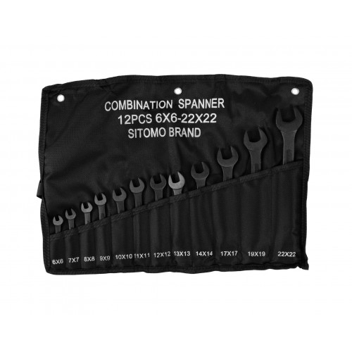 Набор ключей гаечных комбинированных 12 шт. (6-22) SITOMO