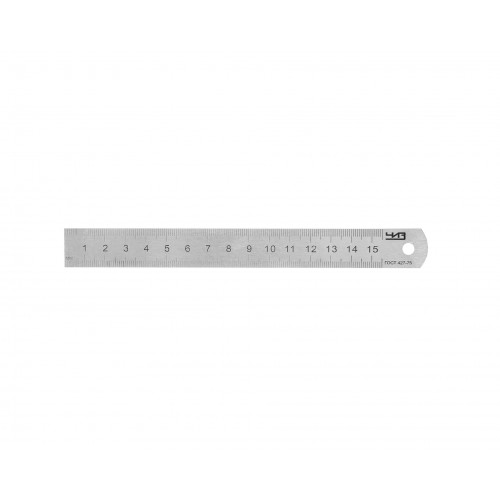 Линейка измерительная  150мм стальная ГОСТ  ЧИЗ, св-во