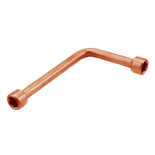 Ключ торцевой с внутренним шестигранником 13 изогнутый омедненный SIT*