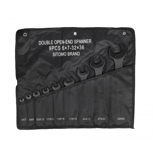 Набор ключей гаеч.двуст. 9шт. (6-36) SIT