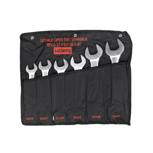 Набор ключей гаеч.двуст. 6шт. (22-41) хром. HOR