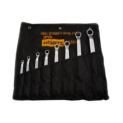 Набор ключей накидн.двуст. 8шт. (8-36) брез.сум.HOR