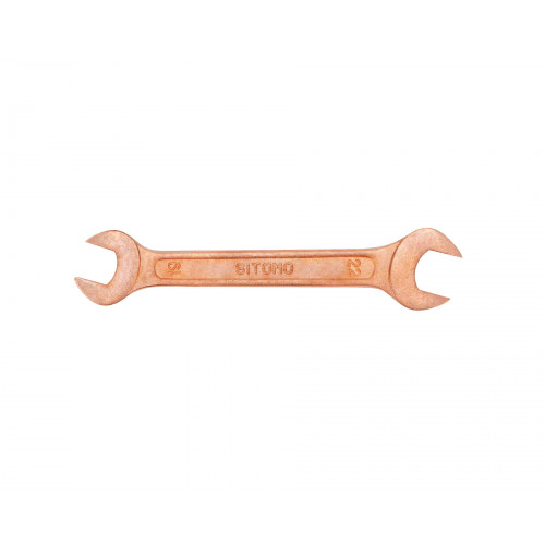 Ключ гаечный рожковый двусторонний  19x22 омедненный SIT