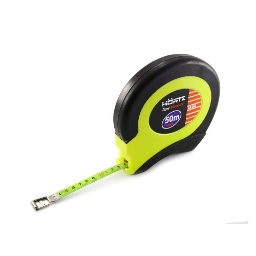 Рулетка  50м ширина 13мм закрытый корп. CR-002 (Л) HORTZ