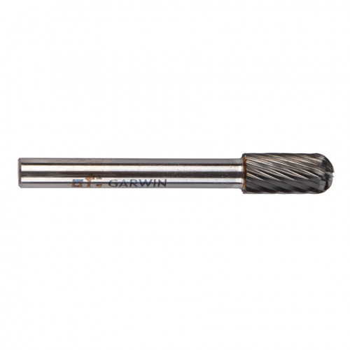 GARWIN INDUSTRIAL 900559-8*20*64 Борфреза цилиндрическая с закругленным концом 8*20*64 мм, VHM, SC, форма C (серия 900559)