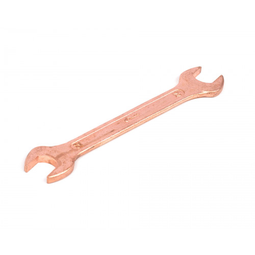 Ключ гаечный рожковый двусторонний  20x22 омедненный