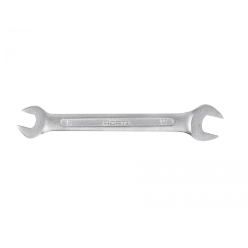 Ключ гаечный рожковый двусторонний   9x11 хромированный HOR
