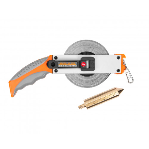 Рулетка  20м с лотом нерж.сталь кл.2 Р20Н2Г тип 3