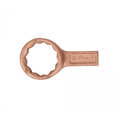 Ключ накидной односторонний  46 омедненный