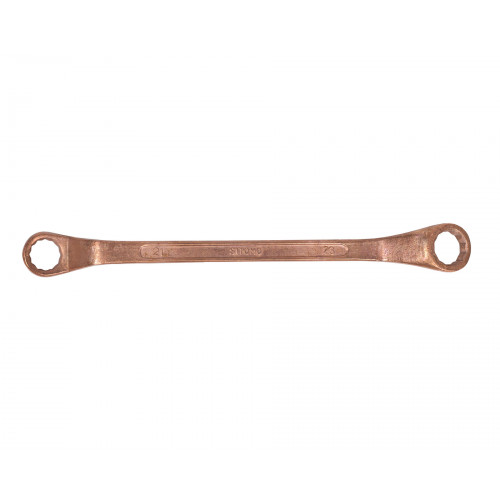 Ключ накидной двусторонний 21x23 омедненный SIT