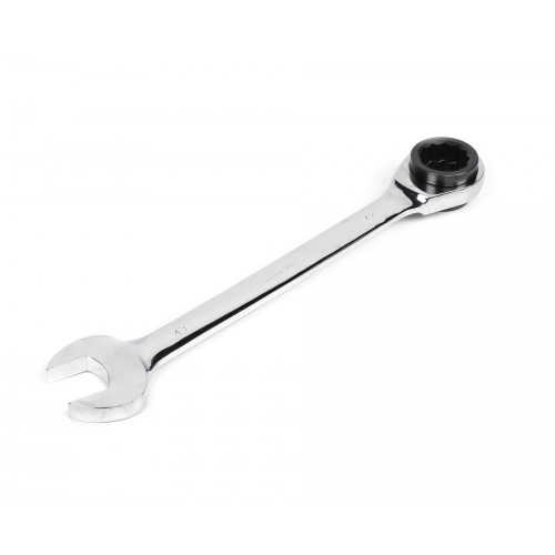 Ключ 3 в 1 комбинированный трещоточный реверсивный 41х42-43 хромированный HOR