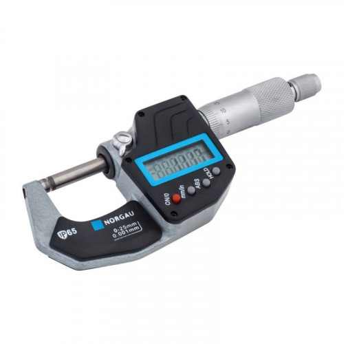 Микрометр МКЦ-  25 0,001 электронный 4-кнопочный в/защищ. IP65 041057025 Norgau