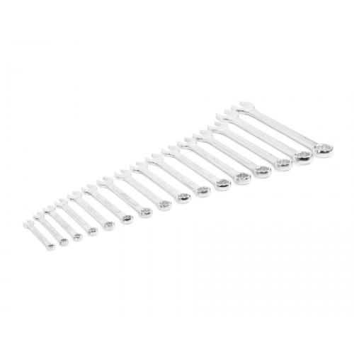 Набор ключей гаечных комбинированных 16 шт. (6-24) хромированных HORTZ