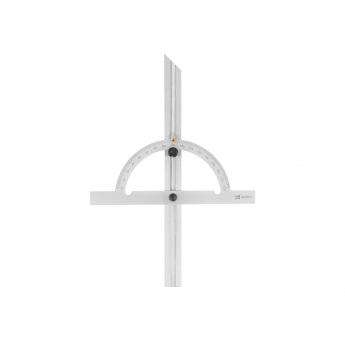 Угломер-транспортир мод. УТ 10-170° (150x300мм 1°) регулир.рейка ЧИЗ