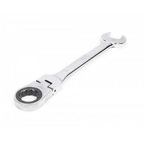Ключ комбинированный трещоточный шарнирный 46х46 хромированный HOR
