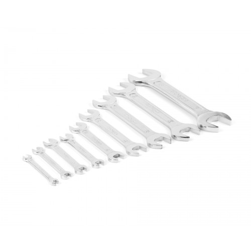 Набор ключей гаечных (рожковых) двусторонних 9 шт. (6-41) хромированных HORTZ