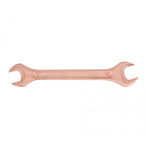 Ключ гаечный рожковый двусторонний  19x22 омедненный