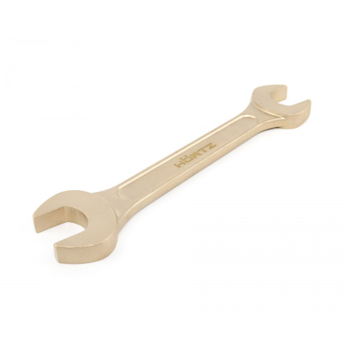 Ключ гаечный рожковый двусторонний 10х12 искробезопасный сплав AlCu 146-1012, HORTZ