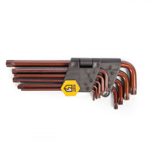 Набор ключей TORX КТ-9-S2 (Т10-Т50) серия KBT-PROFESSIONAL (КВТ)