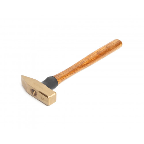 Молоток сл. 0.2 кв/боек сплав AlCu искробезопасный с дер. рукояткой HOR