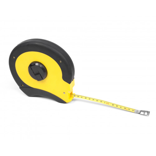 Рулетка  50м ширина 10мм закрытый корп. Стандарт HORTZ