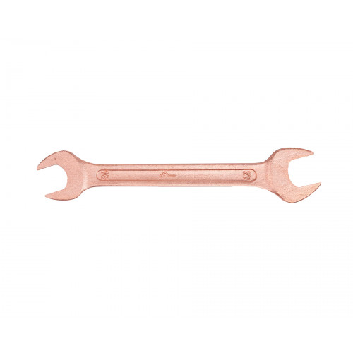 Ключ гаечный рожковый двусторонний  24x27 омедненный