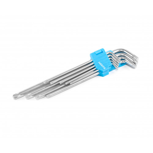 Набор ключей шестигранных удлиненных Т10-Т50 ( 9шт) Torx HORTZ