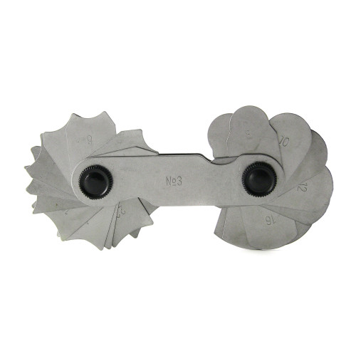 Набор шаблонов радиусных №3 (R 7-25мм) ЧИЗ