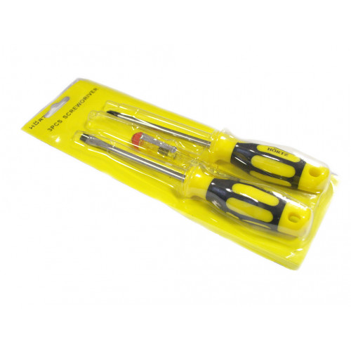 Набор отверток 3шт. (2шл.,1кр.) HOR