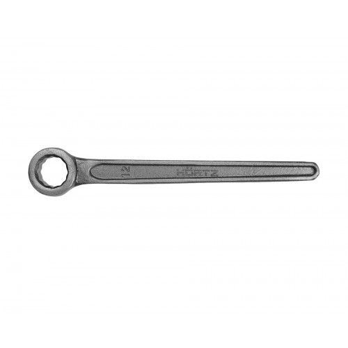 Ключ накидной односторонний  12 прямой длинная ручка HOR*
