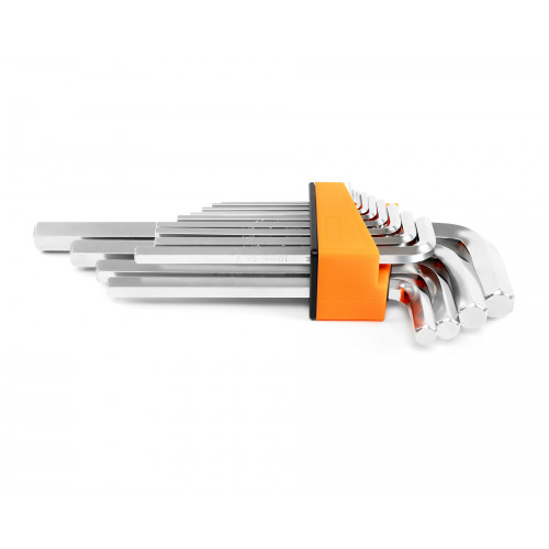 Набор ключей шестигранных 2-19 (13шт) хром. HORTZ