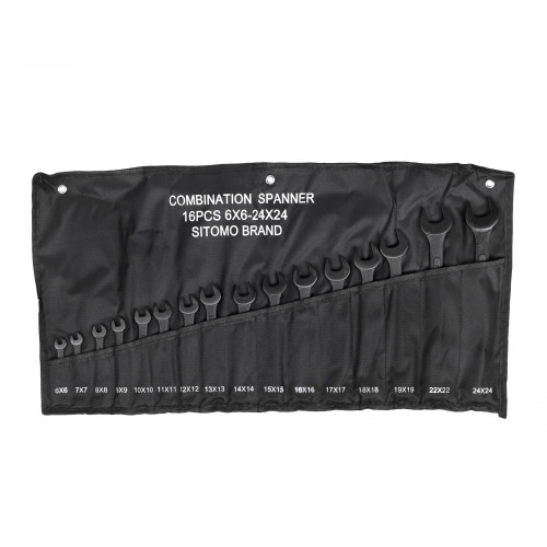 Набор ключей комбиниров.16шт. (6-24) SIT