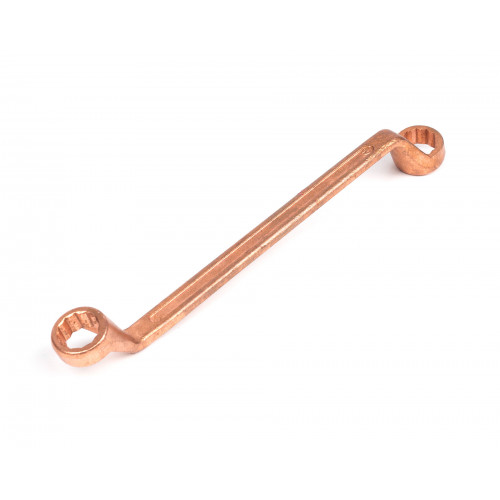 Ключ накидной двусторонний 17x19 омедненный SIT