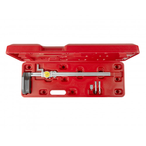 Штангенрейсмас ШРК- 500 0,01 с круг.шкалой дв.стойка SHAHE