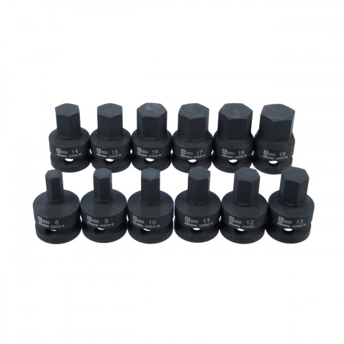 GARWIN INDUSTRIAL 626610-SET12 Набор ударных головок 1/2