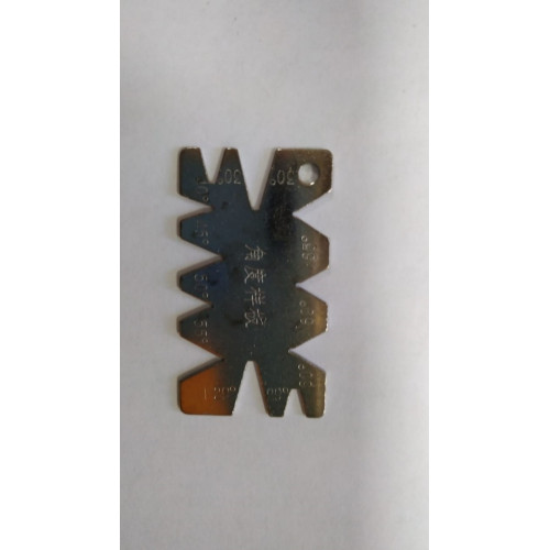 Шаблон для заточки резьбовых резцов