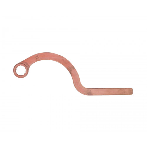 Ключ накидной серповидный 24 омедненный