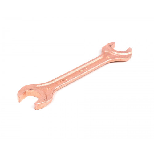 Ключ гаечный рожковый двусторонний  30x32 омедненный