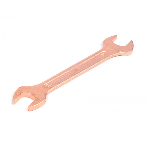 Ключ гаечный рожковый двусторонний  27x32 омедненный SIT