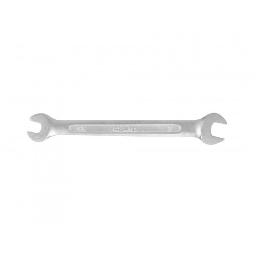 Ключ гаечный рожковый двусторонний   5,5x 7 хромированный HOR