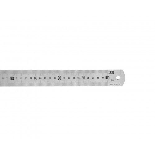 Линейка измерительная 1500х38х1.5мм металлическая ЧИЗ