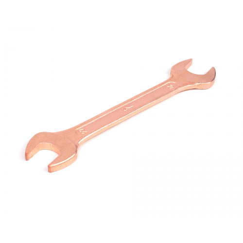 Ключ гаечный рожковый двусторонний  27x30 омедненный