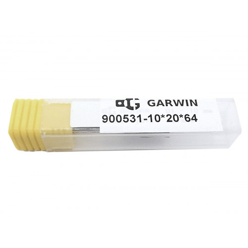 GARWIN INDUSTRIAL 900531-10*20*64 Борфреза цилиндрическая с торцевыми зубьями 10x20x64 мм, VHM, AL, форма B (серия 900531)