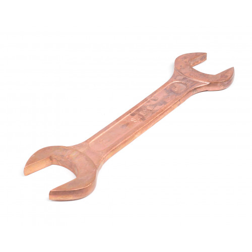 Ключ гаечный рожковый двусторонний  75x80 омедненный SIT