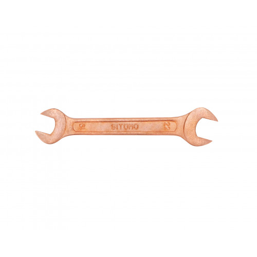 Ключ гаечный рожковый двусторонний  19x22 омедненный SIT