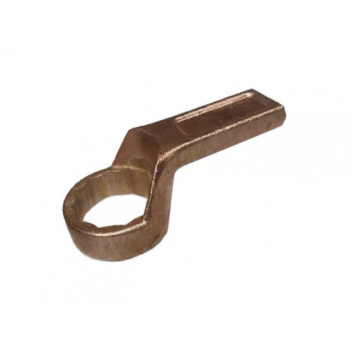 Ключ накидной односторонний  24 омедненный