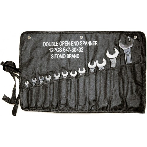 Набор ключей гаеч.двуст. 12шт. (6-46) SIT